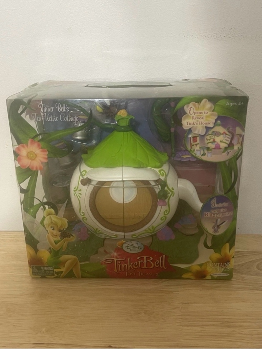 Disney Tinkerbell's Tea Kettle Cottage Playset New In Original Box